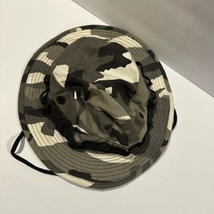 Snow camouflage Bucket Hat. Size 7 3/4